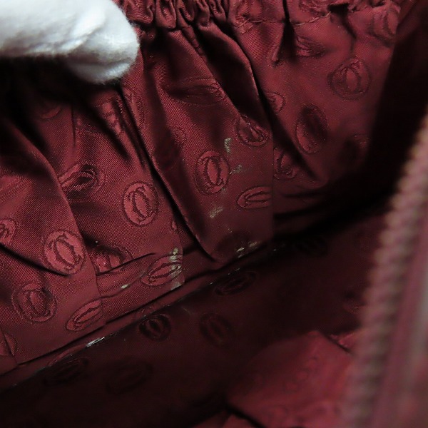 実際に弊社で買取させて頂いたCartier/カルティエ マストライン レザー クラッチバッグ/セカンドバッグの画像 6枚目