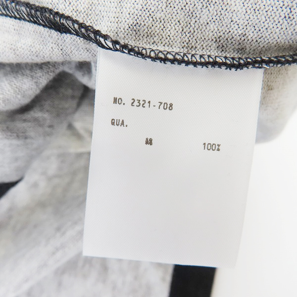 実際に弊社で買取させて頂いたLAD MUSICIAN/ラッドミュージシャン 21AW 30/2 T-CLOTH BIG ROSE BIG  ビッグTシャツ 2321-708の画像 3枚目