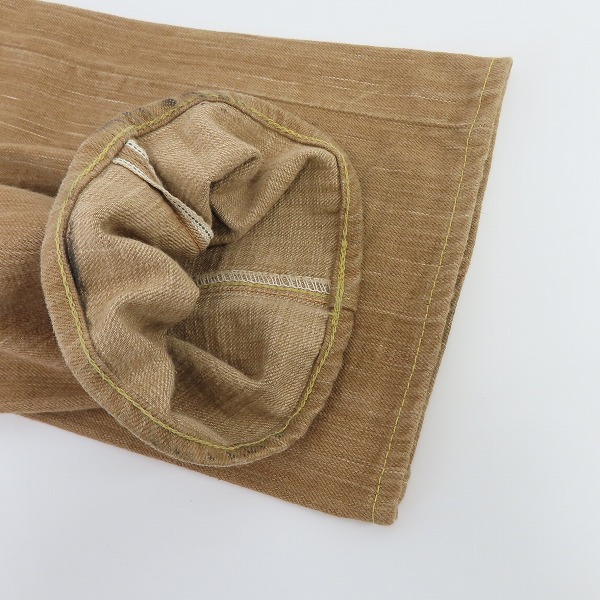 実際に弊社で買取させて頂いたSUGAR CANE/シュガーケーン 沖縄砂糖黍 デニム/W33L34の画像 8枚目