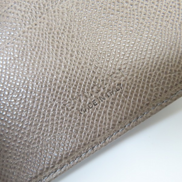 実際に弊社で買取させて頂いたBVLGARI/ブルガリ ブルガリブルガリ マン/BB MAN 二つ折りレザー財布の画像 6枚目