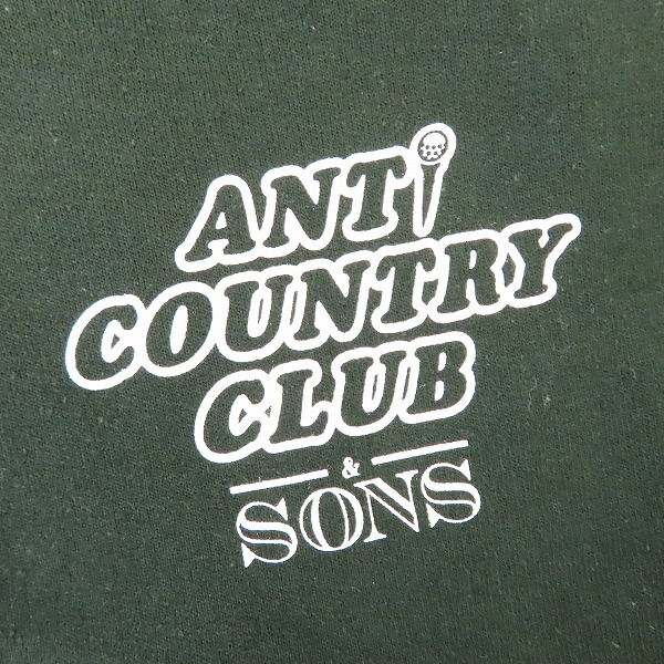 実際に弊社で買取させて頂いたANTI COUNTRY CLUB×united arrows/アンタイカントリークラブ × ユナイテッドアローズ トレーナー/A.C.C._SW_SONS01/Lの画像 4枚目