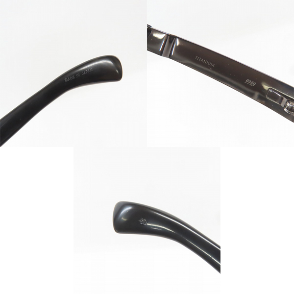 実際に弊社で買取させて頂いた999,9/フォーナインズ メガネフレーム 度入り NPM-04の画像 6枚目