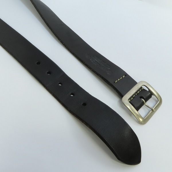 実際に弊社で買取させて頂いた(2)SUGAR CANE/シュガーケーン ギャリソンベルト ブラック Size：36の画像 3枚目