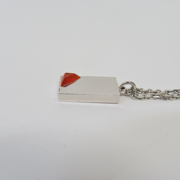 実際に弊社で買取させて頂いたPaul Smith/ポールスミス マルチストライプ プレート ネックレス ペンダントの画像 3枚目