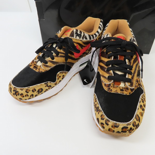 実際に弊社で買取させて頂いたNIKE×ATMOS/ナイキ×アトモス AIR MAX 1 DLX/エアマックス1 アニマルパック 2.0 AQ0928-700/27