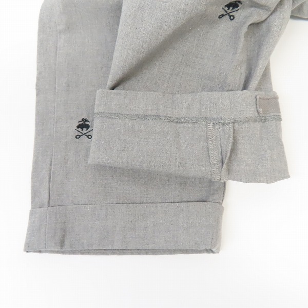 実際に弊社で買取させて頂いたBROOKS BROTHERS/ブルックスブラザーズ ロゴ 総柄 刺繍 コットンパンツ 32の画像 5枚目
