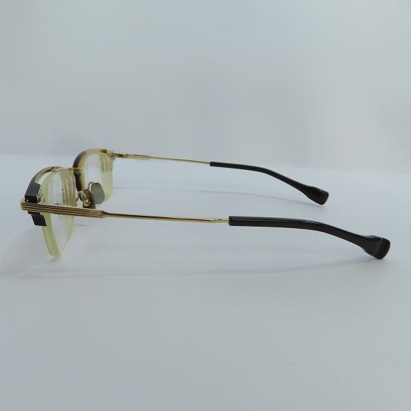 実際に弊社で買取させて頂いた999.9/フォーナインズ ハーフリム メガネフレーム S-350Tの画像 2枚目