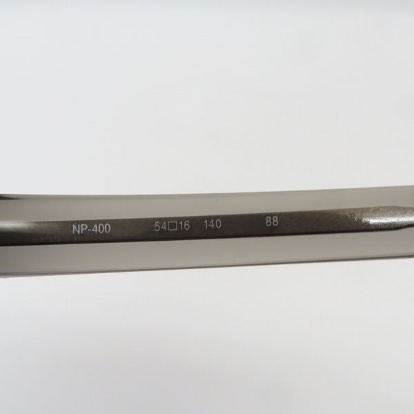 実際に弊社で買取させて頂いた999.9/フォーナインズ メガネフレーム NP-400の画像 7枚目