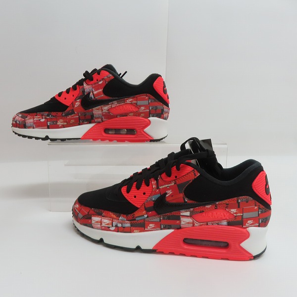 実際に弊社で買取させて頂いた【未使用】NIKE×atmos/ナイキ×アトモス AIR MAX 90 PRNT "WE LOVE NIKE"/エアマックス90 プリント AQ0926-001/26の画像 3枚目