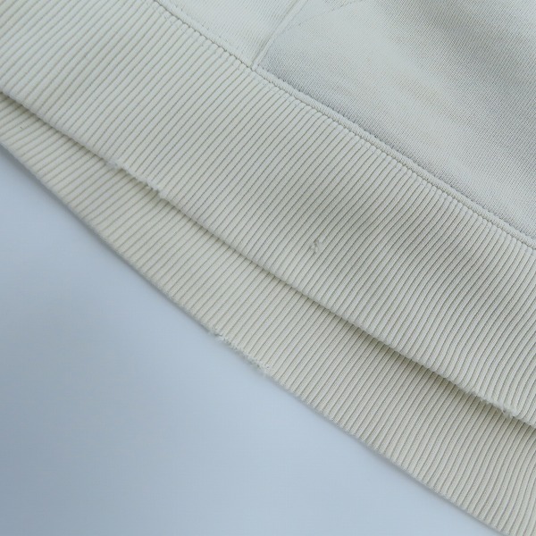 実際に弊社で買取させて頂いた【JPタグ】サンローランパリ 18AW ロゴプリントダメージ加工プルオーバーパーカー 60TZ 561169 YB2ZW 9721/Sの画像 7枚目