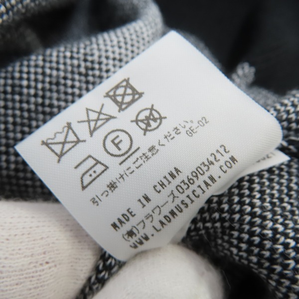 実際に弊社で買取させて頂いたLAD MUSICIAN/ラッドミュージシャン 19SS CREW NECK BIG PULLOVER 天使柄ニット 2119-001/44の画像 4枚目