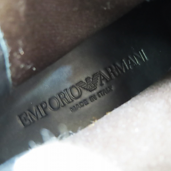 実際に弊社で買取させて頂いたEMPORIO ARMANI/エンポリオアルマーニ サイドゴアブーツ X4M109/9の画像 5枚目