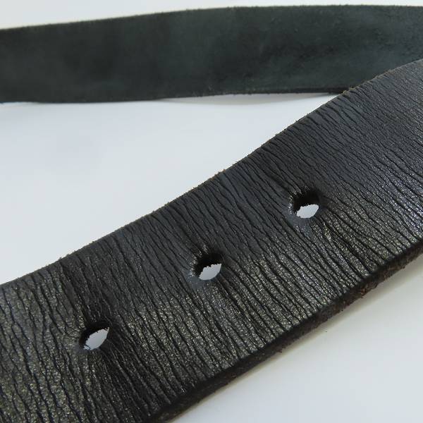 実際に弊社で買取させて頂いた(2)SUGAR CANE/シュガーケーン ギャリソンベルト ブラック Size：36の画像 5枚目