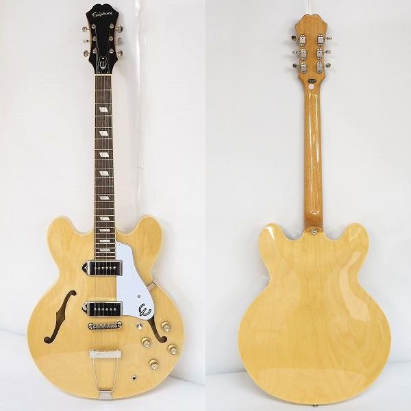 実際に弊社で買取させて頂いた★Epiphone/エピフォン CASINO カジノ フルアコ エレキギター ソフトケース付 の画像 1枚目