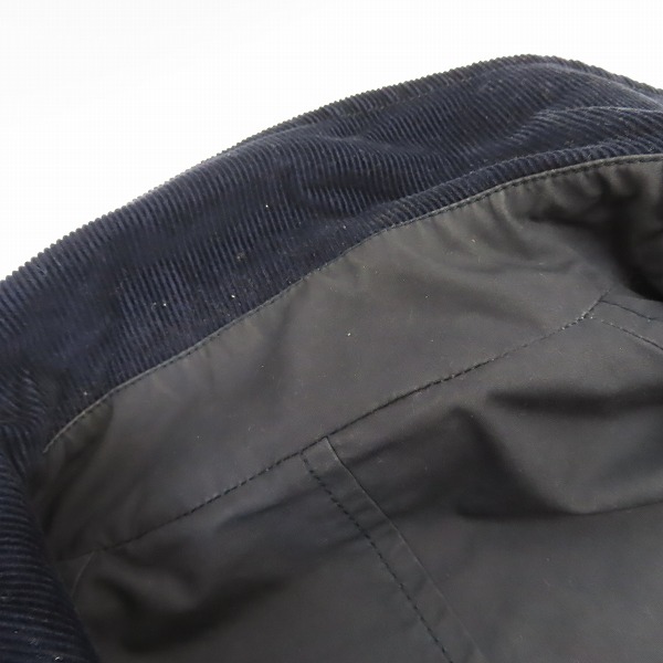 実際に弊社で買取させて頂いたTOMORROWLAND/トゥモローランド リバーシブル チェック ステンカラーコート/Mの画像 7枚目