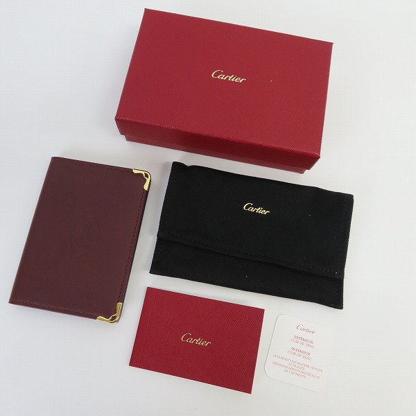 実際に弊社で買取させて頂いたCartier/カルティエ マスト ドゥ カルティエ クレジッドカードケース CRL3001366の画像 9枚目