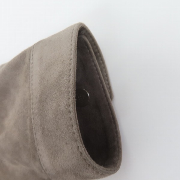 実際に弊社で買取させて頂いた【定価40万↑/JPタグ】Dunhill/ダンヒル ラムスエードレザー ジップアップブルゾン/Lの画像 8枚目