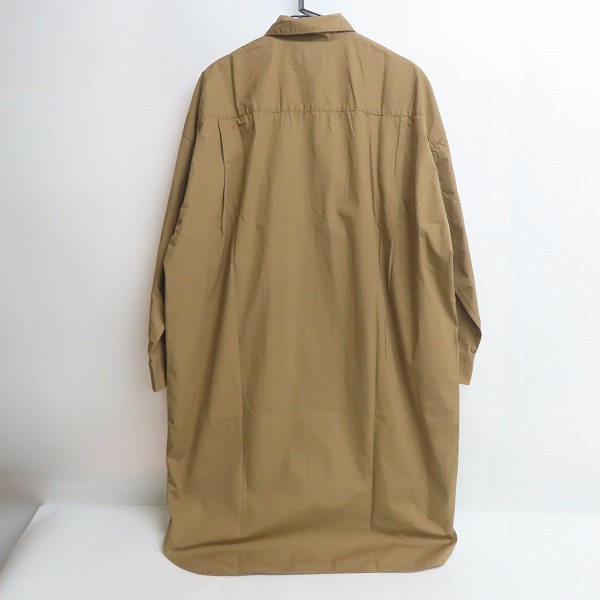 実際に弊社で買取させて頂いた【未使用】CANTERBURY/カンタベリー BIG SILHOUETTE SHIRT レディース 長袖ロングシャツ カーキ WA42874/F の画像 1枚目