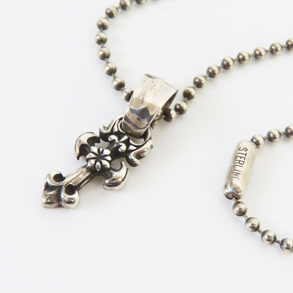 実際に弊社で買取させて頂いたBWL/ビルウォールレザー ゴシッククロスチャーム ペンダント w/ボールチェーン