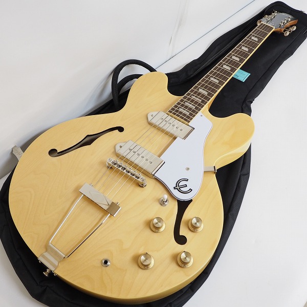 実際に弊社で買取させて頂いた★Epiphone/エピフォン CASINO カジノ フルアコ エレキギター ソフトケース付 