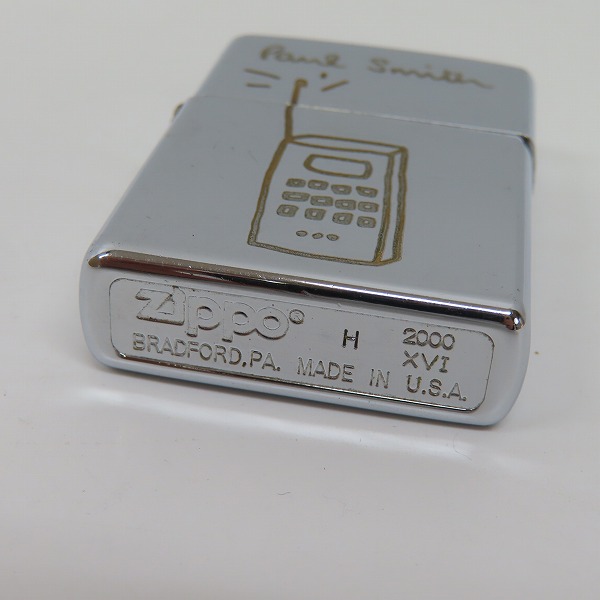 実際に弊社で買取させて頂いたZIPPO/ジッポー Paul Smith COLLECTION/ポールスミス モバイルフォンデザイン/2000年製の画像 2枚目