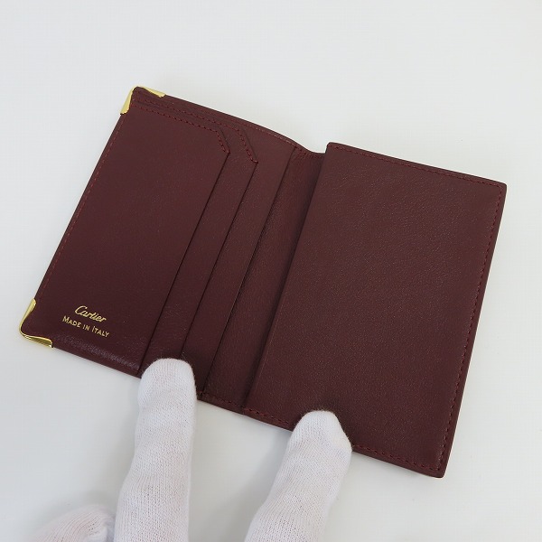 実際に弊社で買取させて頂いたCartier/カルティエ マスト ドゥ カルティエ クレジッドカードケース CRL3001366の画像 3枚目