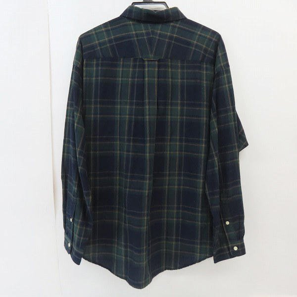 実際に弊社で買取させて頂いたDESCENDANT/ディセンダント Hyannis BD くじら刺繍 コットン 長袖 チェック シャツ/2の画像 1枚目