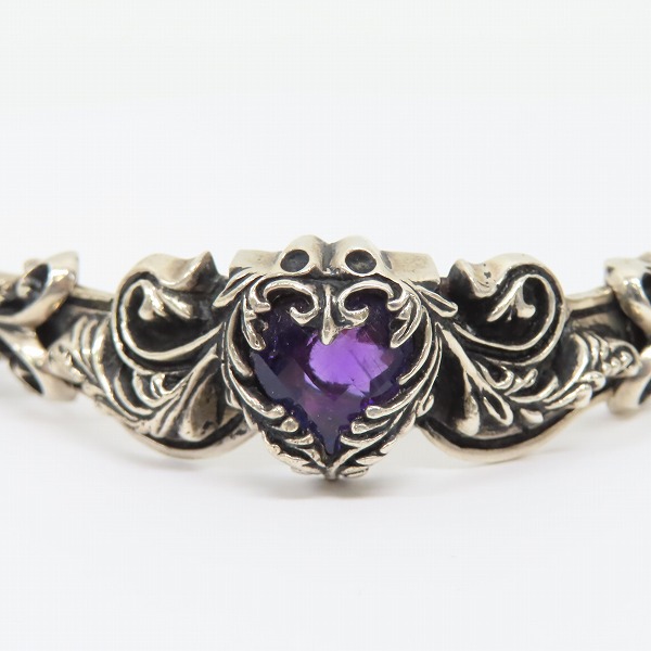 実際に弊社で買取させて頂いたLeathers & Treasures/レザーズアンドトレジャーズ スクロールハートブレスレット の画像 1枚目