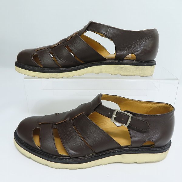 実際に弊社で買取させて頂いたTHE FLAT HEAD/フラットヘッド GURKHA SANDALS/グルカサンダル ホースハイド Mの画像 3枚目