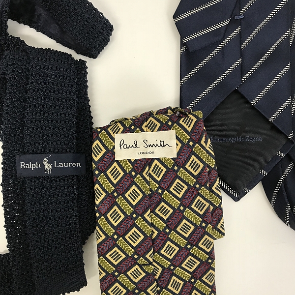 実際に弊社で買取させて頂いた【おまとめ品】Paul Smith/ポールスミス Ermenegildo Zegna/エルメネジルド ゼニア RALPH LAUREN/ラルフローレン ネクタイの画像 1枚目