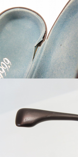 実際に弊社で買取させて頂いた999.9/フォーナインズ メガネフレーム S-123Tの画像 8枚目