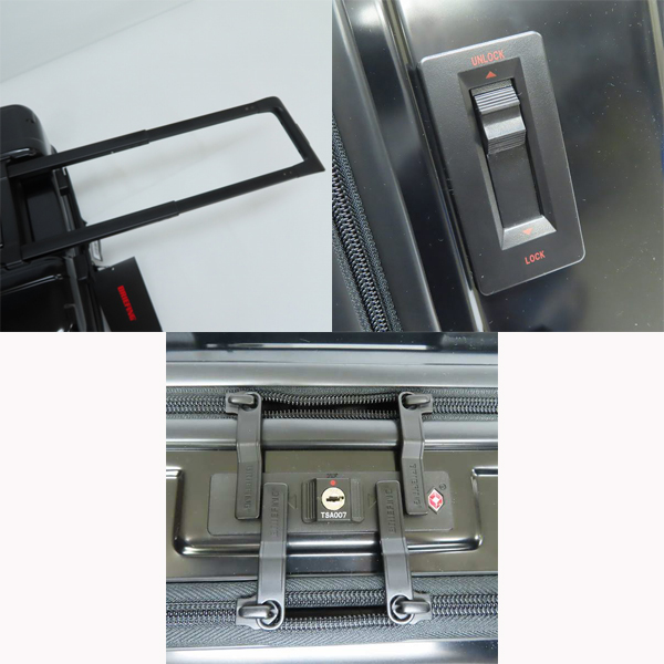 実際に弊社で買取させて頂いたBRIEFING/ブリーフィング H-60F SD スーツケース ポリカーボネート/TSAロック BRA193C27の画像 5枚目