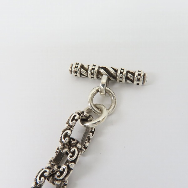 実際に弊社で買取させて頂いたLeathers & Treasures/レザーズアンドトレジャーズ ブレスレット w/オニキスの画像 5枚目