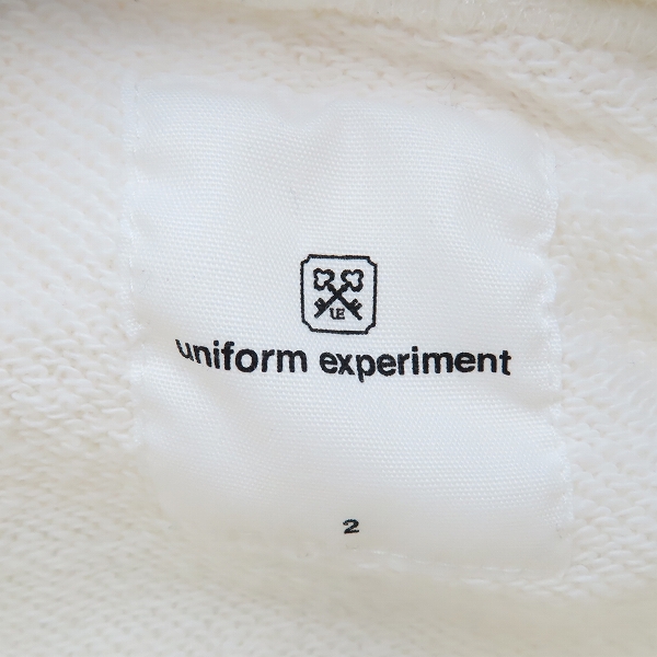 実際に弊社で買取させて頂いたuniform experiment /ユニフォームエクスペリメント ハーフジップ パーカー UE-178054 /2の画像 2枚目
