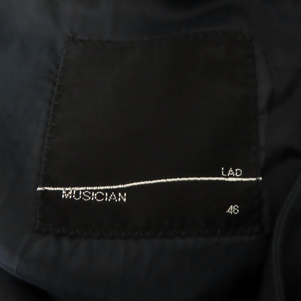 実際に弊社で買取させて頂いたLAD MUSICIAN/ラッドミュージシャン 3B テーラードジャケット/46の画像 2枚目