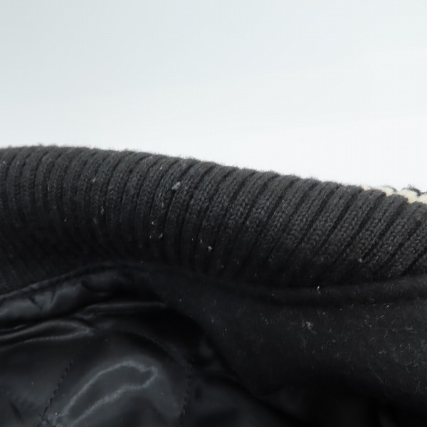 実際に弊社で買取させて頂いたBEAMS HEART/ビームスハート 袖レザー スタジャン ジャケット42-18-0404-819/Mの画像 6枚目