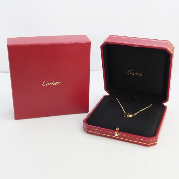 実際に弊社で買取させて頂いたCartier/カルティエ Au750 ラブ ネックレス/ペンダントの画像 9枚目