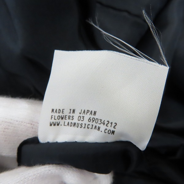 実際に弊社で買取させて頂いたLAD MUSICIAN/ラッドミュージシャン 3B テーラードジャケット/46の画像 3枚目
