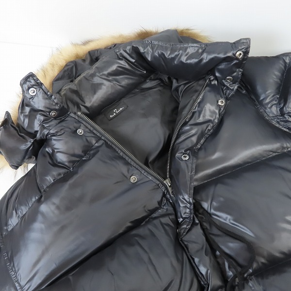 実際に弊社で買取させて頂いたPaul Smith/ポールスミス  ラクーンファーフード付 ダウンジャケット 213338 /L2の画像 5枚目