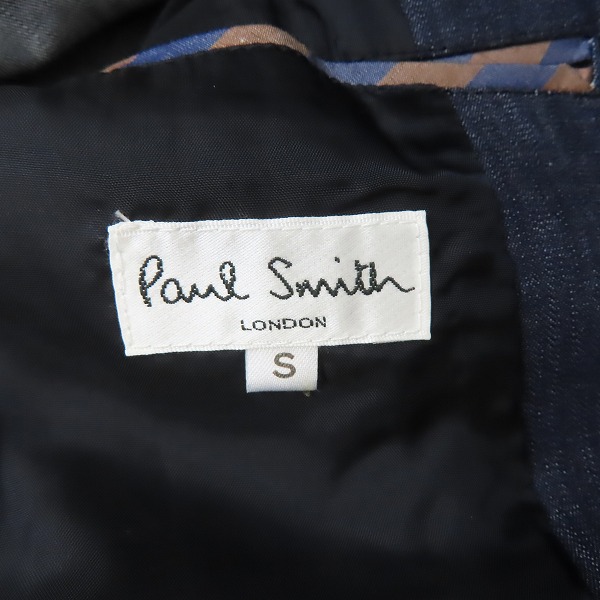 実際に弊社で買取させて頂いたPaul Smith LONDON/ポールスミスロンドン テーラード デニムジャケット 653335/Sの画像 3枚目