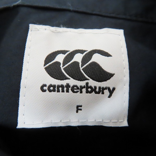 実際に弊社で買取させて頂いた【未使用】CANTERBURY/カンタベリー BIG SILHOUETTE SHIRT レディース 長袖ロングシャツ ネイビー WA42874/Fの画像 2枚目