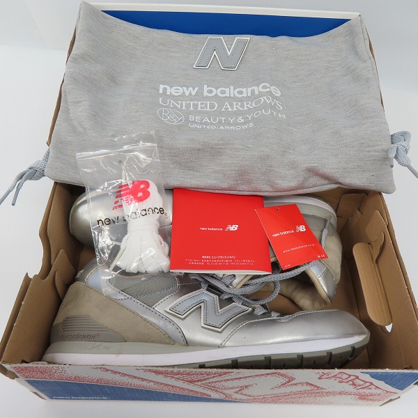 実際に弊社で買取させて頂いたNEW BALANCE/ニューバランス UNITED ARROWS別注 25周年記念 スニーカー MRL996UA/27の画像 7枚目