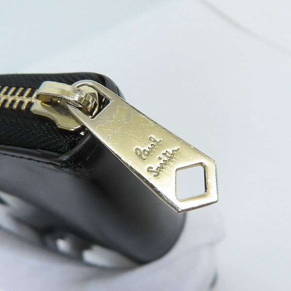 実際に弊社で買取させて頂いたPaul Smith/ポールスミス ラビット レザーラウンドファスナー長財布の画像 7枚目