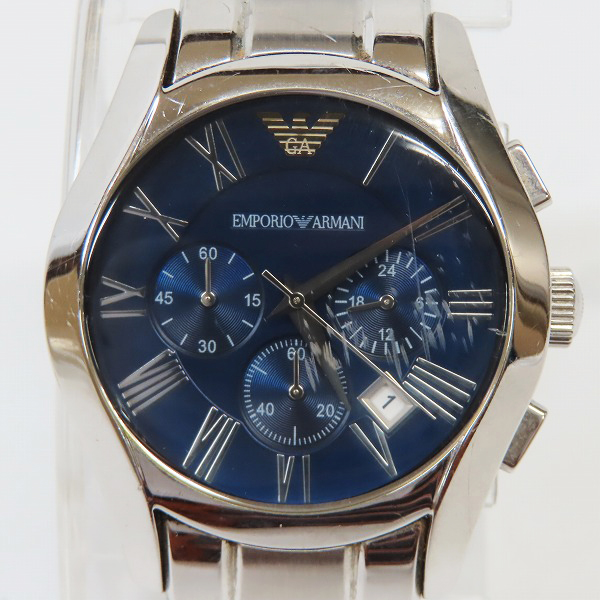 実際に弊社で買取させて頂いたEMPORIO ARMANI/エンポリオアルマーニ クロノグラフ 腕時計 AR-1635【動作未確認】