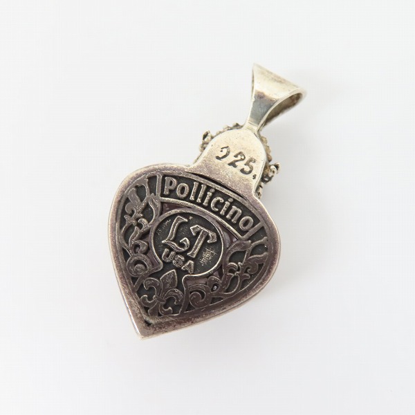 実際に弊社で買取させて頂いたLeathers & Treasures/レザーズアンドトレジャーズ フレームハート ペンダントトップの画像 1枚目