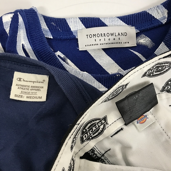 実際に弊社で買取させて頂いた【おまとめ品/未使用品含む】トゥモローランド/チャンピオン/ディッキーズ 等 パンツ/長袖Tシャツ/カットソー 他の画像 1枚目