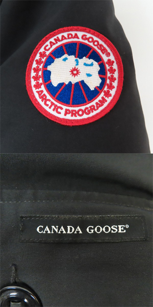 実際に弊社で買取させて頂いた【JPタグ】CANADA GOOSE/カナダグース B&Y ユナイテッドアローズ別注 LANGLEYラングレー ダウンコート 3346JM/Lの画像 7枚目