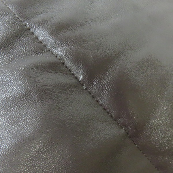 実際に弊社で買取させて頂いたPaul Smith/ポールスミス ラムレザー ダウンジャケット PP-MN-62285/Mの画像 8枚目