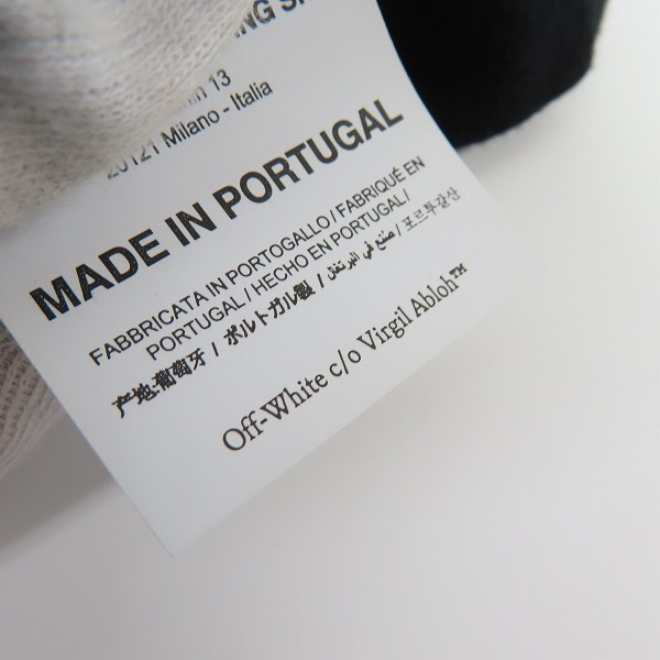 実際に弊社で買取させて頂いたOFF-WHITE/オフホワイト 21SS バックアロープリント/マーカーアロー 半袖Tシャツ OMAA027R21JER003/Sの画像 5枚目