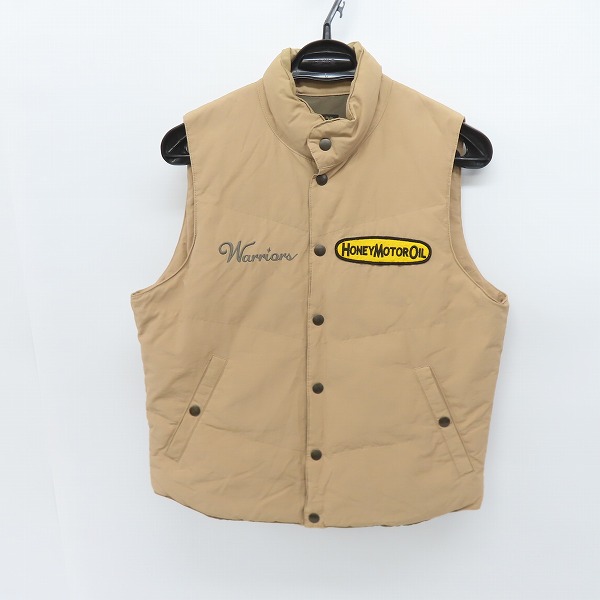 実際に弊社で買取させて頂いたFLAT HEAD/フラットヘッド ワッペン付き ダウンベスト/40の画像 1枚目